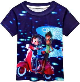 img 4 attached to Graphic Tshirt Clothes Polyester Birthday Boys' Clothing for Tops, Tees & Shirts