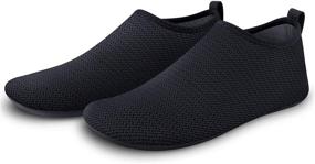 img 2 attached to 👣 Seekway Water Shoes: Quick-Dry Aqua Socks for Beach, Swim, Pool & More - Non-Slip Barefoot Footwear for Women, Men, and Adults