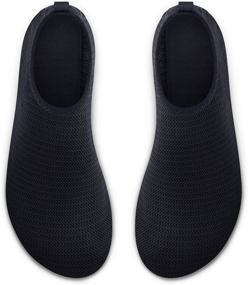 img 1 attached to 👣 Seekway Water Shoes: Quick-Dry Aqua Socks for Beach, Swim, Pool & More - Non-Slip Barefoot Footwear for Women, Men, and Adults