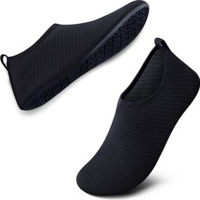 img 3 attached to 👣 Seekway Water Shoes: Quick-Dry Aqua Socks for Beach, Swim, Pool & More - Non-Slip Barefoot Footwear for Women, Men, and Adults