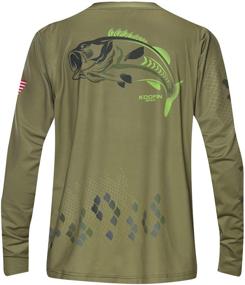 img 4 attached to 🎣 Men's Performance Fishing Protection Dry Fit Moisture-wicking Clothing