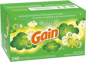 img 3 attached to 🍃 240 Count Gain Dryer Sheets: Original Scent Laundry Fabric Softener