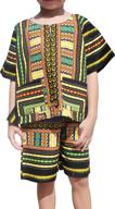 vibrant raan pah muang african boys' clothing for kids - stylish and cultural attire logo