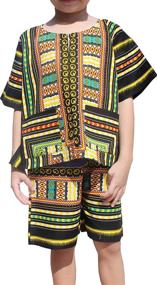 img 2 attached to Vibrant Raan Pah Muang African Boys' Clothing for Kids - Stylish and Cultural Attire