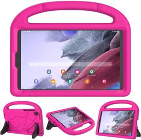 img 4 attached to 👶 Child-Friendly Case for Samsung Galaxy Tab A7 Lite 8.7 Inch 2021, DJ&amp;RPPQ Lightweight Shockproof Kid-Proof Cute Cover with Handle Kickstand for Galaxy Tab A7 Lite 8.7 Inch (SM-T220/T225/T227)-Rose