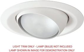 img 3 attached to 🔦 Adjustable Eyeball Flanged Recessed Light - 6130WH