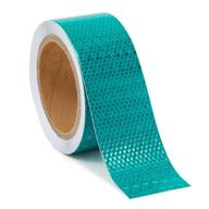 enhanced visibility: green safety reflective tape for cars logo