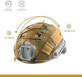 img 3 attached to OneTigris Multicam Helmet Cover Ballistic