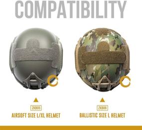 img 2 attached to OneTigris Multicam Helmet Cover Ballistic