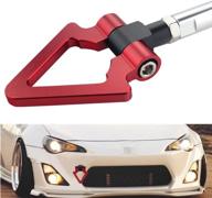 🏎 dewhel jdm гоночный треугольный трос буксировки для scion fr-s brz impreza wrx sti 86 (красный) - стильный дизайн из алюминия! логотип
