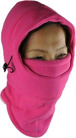 img 2 attached to Cozy and Protective: N'Ice Caps Kids Unisex Sherpa Lined Warm Fleece Adjustable Face Mask