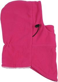 img 4 attached to Cozy and Protective: N'Ice Caps Kids Unisex Sherpa Lined Warm Fleece Adjustable Face Mask