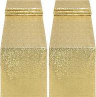 blxsif gold sequin table runners логотип