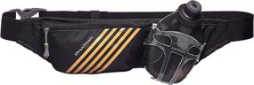 img 2 attached to 🎒 Nathan NS4523 Swift Plus Running Hydration Pack Fitness Belt with 10oz Flask, One Size - Improved SEO