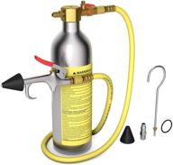 🌬️ goplus ac flush kit - heavy-duty &amp; safe air conditioner system flush gun kit for r134 r12 r22 r410 r404, car cleaning tool kit - ac flushing kit logo