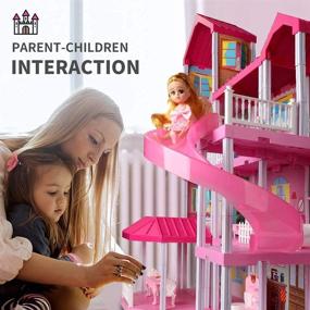 img 1 attached to ТЕМИ Кукольный дом-игровая площадка для девочек