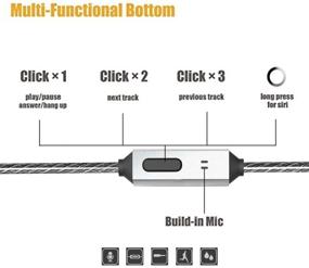 img 3 attached to Наушники Наушники Гарнитура с изоляцией Compatiable