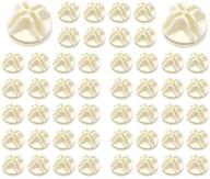 🔌 wire cube plastic connectors for wire grid cube storage shelving & mesh snap organizer - pack of 50, cream logo