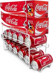 img 3 attached to Sorbus Soda Can Rack Beverage Dispenser - Organize and Serve 12 Standard 12oz Soda Cans (White)