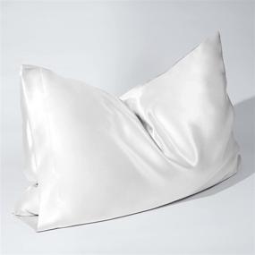 img 3 attached to 🌟 Premium MTSNOO 100% Mulberry Silk Pillowcase for Hair and Skin | 22 Momme Pure Silk Pillowcase with 600 Thread Count | Luxurious Both Sided Silk Pillow Cover | 1pc Standard Size 20''x26'' in Elegant Ivory Shade