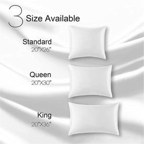 img 1 attached to 🌟 Premium MTSNOO 100% Mulberry Silk Pillowcase for Hair and Skin | 22 Momme Pure Silk Pillowcase with 600 Thread Count | Luxurious Both Sided Silk Pillow Cover | 1pc Standard Size 20''x26'' in Elegant Ivory Shade