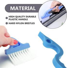 img 2 attached to 🪟 Sliding Window Cleaning Brush with Groove Cleaner Tool - Efficient Window Track Cleaning Tool for Home Kitchen - Dirt, Dust, Grime Remover