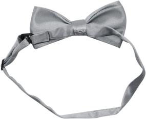 img 1 attached to 👦 Stylish Bioterti Suspenders and Bow Tie: Adjustable for Toddler Boys with Strong Clips