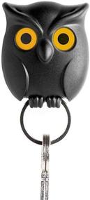 img 4 attached to 🦉 Skyseen Night Owl Magnetic Wall Key Holder - Effortless Mounting, Black