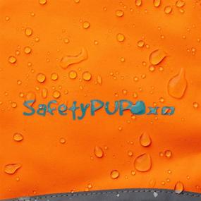 img 1 attached to SafetyPUP XD Soft-shell Waterproof Dog Vest: High-Visibility, Reflective Jacket with Cozy Fleece Lining. Perfect for Cooler Climates. Blaze Orange Fabric Safeguards Your PUP in Hunting Areas & Off-Leash Activities.