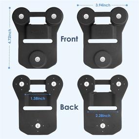 img 3 attached to Усовершенствованная магнитная подставка для GRC Body Camera - прочный крепеж из силикона с вакуумным усилителем для универсального магнитного соединения - идеально подходит для камер всех брендов