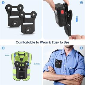 img 1 attached to Усовершенствованная магнитная подставка для GRC Body Camera - прочный крепеж из силикона с вакуумным усилителем для универсального магнитного соединения - идеально подходит для камер всех брендов