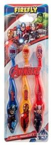 img 2 attached to 💪 Marvel Heroes Avengers Kids Toothbrush - Pack of 3: For Happy Smiles!