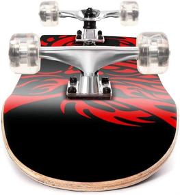 img 1 attached to 🛹 Аутдорная комплектная доска для катания - Longboard от ChromeWheels Skateboard.