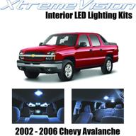 enhance your chevy avalanche 2002-2006 with xtremevision interior led kit (12 pieces) in cool white - includes installation tool! logo