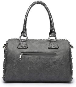 img 1 attached to 👜 Trendy Removable Satchel Handbag: Versatile Shoulder Wallet for Women's Essentials