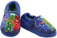pj masks toddler slippers rubber logo