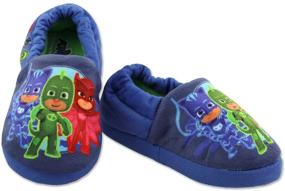 img 4 attached to PJ Masks Toddler Slippers Rubber