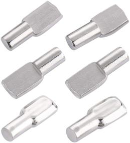img 1 attached to 🔧 120 Packs of 5mm Spoon-Shaped Shelf Pins, Cabinet and Furniture Shelf Support Pegs by Tbestmax