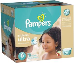 img 1 attached to Pampers Cruisers Ultra Size 6 Diapers, 78 Count