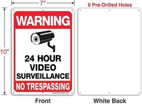 img 3 attached to 👁️ Faittoo Surveillance Trespassing Reflective CCTV: Enhanced Security at a Glance
