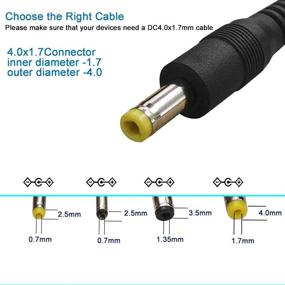 img 1 attached to 💻 SIOCEN 3 Packs 4FT USB 2.0 A Male to DC 4.0mm x 1.7mm 5 Volt DC Barrel Jack Power Cable - DC 5V Power Plug Connector Charger Cord for Sony PSP 3000 2000 1000, Tablet, Cellphone, Laptop, Netbook, Electronics