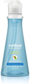 img 4 attached to 🧼 Method Dish Soap, Sea Minerals: 6-Pack of 18 Fl. Oz Bottles for Sparkling Clean Dishes