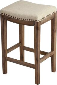 img 3 attached to Cortesi Home Logan Counter Stool