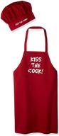 valentine ideas kiss cook apron logo