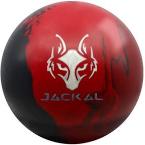 img 1 attached to 🎳 Red/Black Motiv Jackal Legacy Bowling Ball - 15lbs