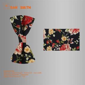 img 2 attached to 🌸 Dan Smith P 047 Floral Pre Tied Boys' Bow Ties: Stylish Accessories for Every Occasion
