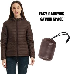 img 2 attached to SUNDAY ROSE Packable Lightweight Quilted Women's Clothing for Coats, Jackets & Vests