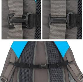 img 1 attached to 🎒 Enhance Comfort & Stability with Wisdompro Backpack Chest Strap - 0.75 inch Webbing, Quick Release Buckle