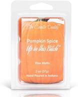 the candle daddy - pumpkin spice up in this bitch halloween 🎃 scented wax melts 2 oz - 6 cubes, maximum scent, flameless candle ambience логотип