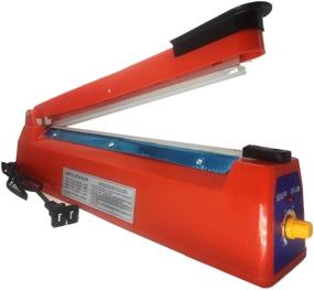 img 2 attached to 🔥 Impulse Heat Sealer Manual Bags Sealer - 8 Inch Heat Sealing Machine for Plastic Bags PE PP Bags with Extra Replace Element Grip